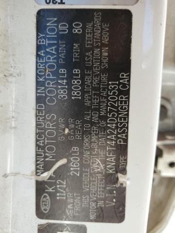 Photo 10 from auction – 2013 KIA FORTE LX with VIN KNAFT4A24D5720531