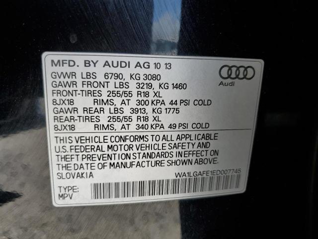 Photo 10 from auction – 2014 AUDI Q7 PREMIUM with VIN WA1LGAFE1ED007745