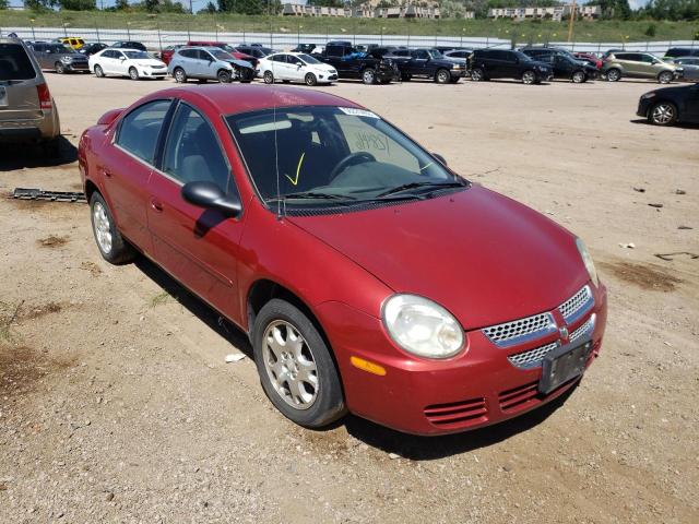 DODGE NEON SXT 2005 with VIN 1B3ES56C45D195567 - Photo from auction