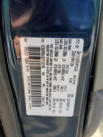 Photo 10 from auction – 2001 CHRYSLER TOWN & COU with VIN 2C8GP64L81R152146
