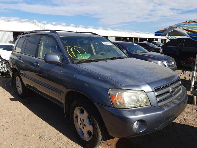 TOYOTA HIGHLANDER 2006 with VIN JTEEP21AX60174005 - Photo from auction