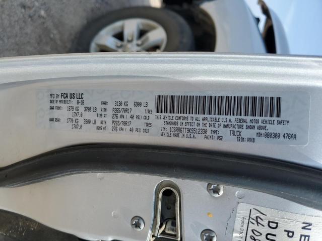 Photo 10 from auction – 2019 RAM 1500 CLASS with VIN 1C6RR6TT9KS512330