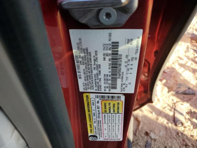 Photo 10 from auction – 2017 FORD FUSION SE with VIN 3FA6P0HD7HR137810