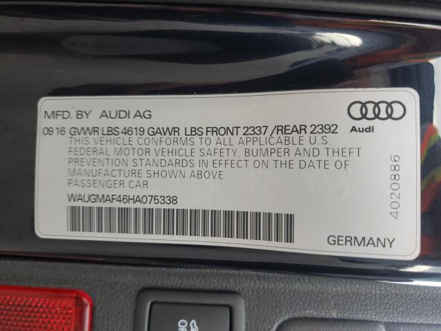Photo 10 from auction – 2017 AUDI A4 ULTRA P with VIN WAUGMAF46HA075338