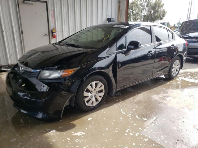 Photo 2 from auction – 2012 HONDA CIVIC LX with VIN 19XFB2F55CE088784