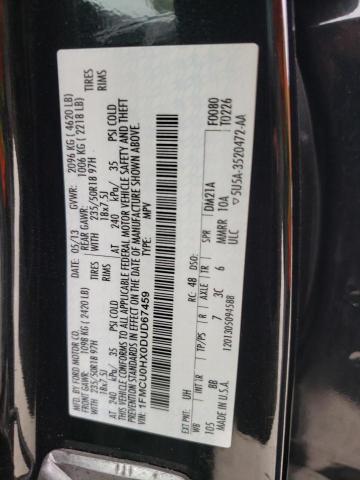 Photo 10 from auction – 2013 FORD ESCAPE SEL with VIN 1FMCU0HX0DUD67459