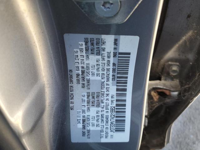 Photo 10 from auction – 2010 MAZDA CX-9 with VIN JM3TB3MV7A0216662