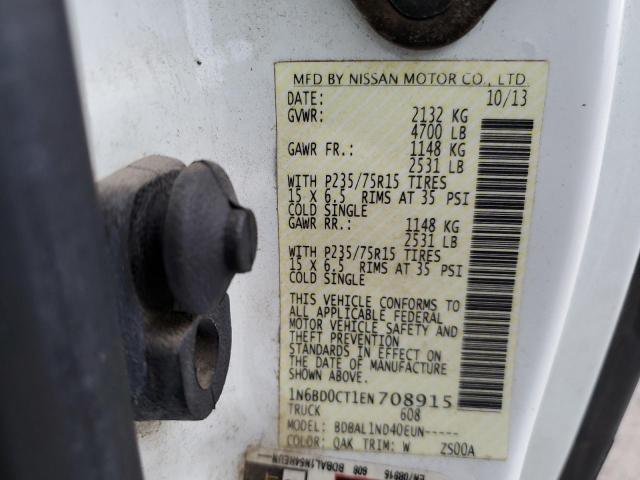 Photo 10 from auction – 2014 NISSAN FRONTIER S with VIN 1N6BD0CT1EN708915
