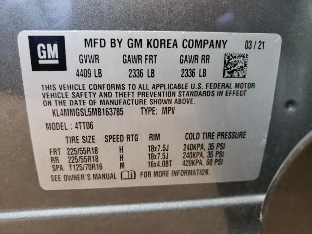 Photo 10 from auction – 2021 BUICK ENCORE GX with VIN KL4MMGSL5MB163785
