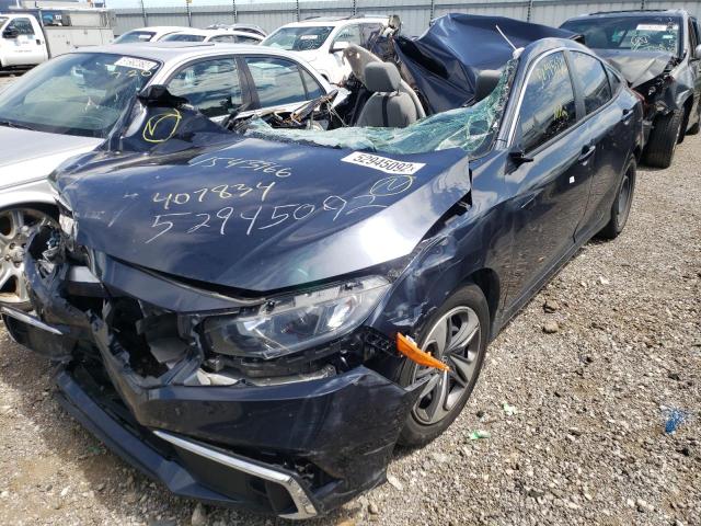 Photo 2 from auction – 2019 HONDA CIVIC LX with VIN 2HGFC2F69KH583368