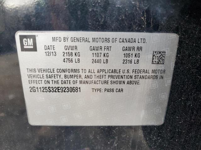 Photo 10 from auction – 2014 CHEVROLET IMPALA LT with VIN 2G1125S32E9230681