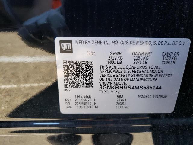 Photo 10 from auction – 2021 CHEVROLET BLAZER 2LT with VIN 3GNKBHRS4MS585144