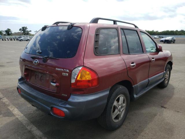 Photo 4 from auction – 2003 HYUNDAI SANTA FE with VIN KM8SC73E03U549478