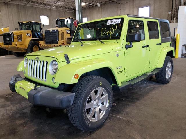 Photo 2 from auction – 2016 JEEP WRANGLER U with VIN 1C4BJWEGXGL304864