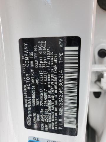 Photo 10 from auction – 2017 HYUNDAI TUCSON LIM with VIN KM8J33A25HU308214