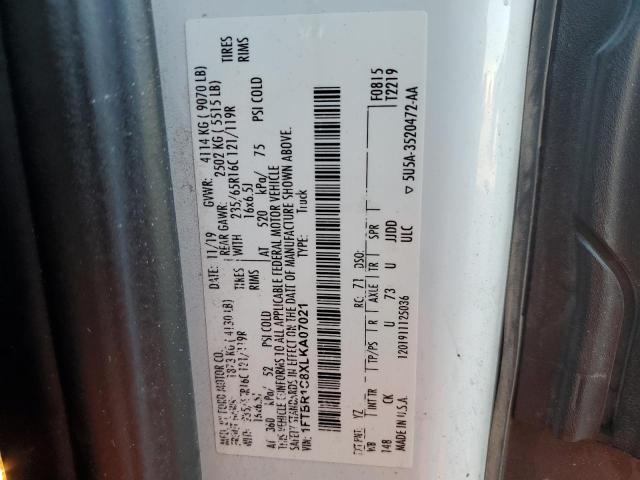 Photo 10 from auction – 2020 FORD TRANSIT T- with VIN 1FTBR1C8XLKA07021