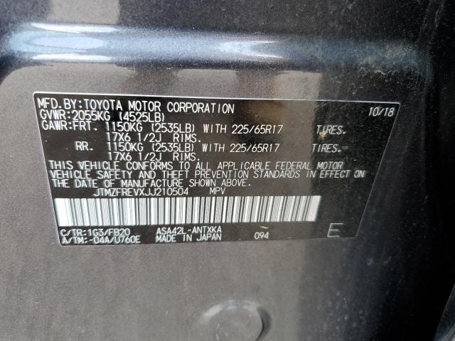 Photo 10 from auction – 2018 TOYOTA RAV4 LE with VIN JTMZFREVXJJ210504
