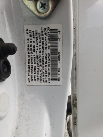 Photo 10 from auction – 2015 HONDA CIVIC EXL with VIN 19XFB2F90FE022537