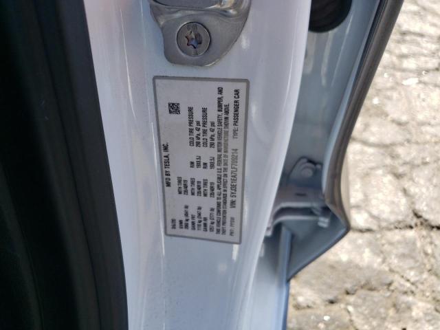 Photo 10 from auction – 2020 TESLA MODEL 3 with VIN 5YJ3E1EA7LF709214