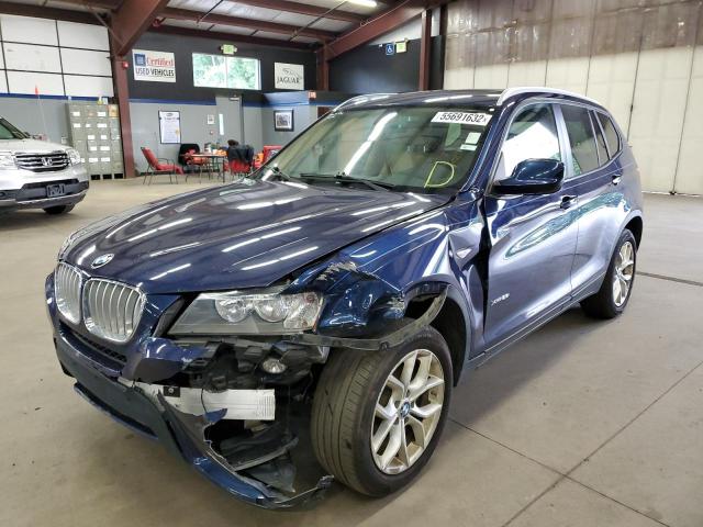 Photo 2 from auction – 2013 BMW X3 XDRIVE2 with VIN 5UXWX9C50D0D00453