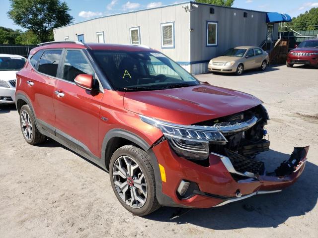 KIA SELTOS SX 2021 with VIN KNDETCA29M7163726 - Photo from auction