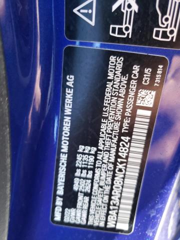 Photo 10 from auction – 2022 BMW M440XI with VIN WBA13AR08NCK14824