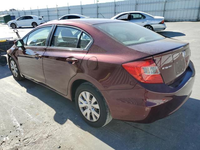 Photo 3 from auction – 2012 HONDA CIVIC LX with VIN 19XFB2F54CE369457