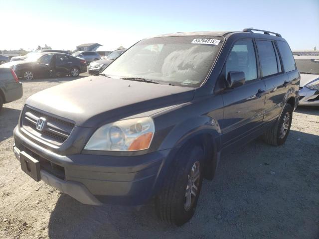 Photo 2 from auction – 2003 HONDA PILOT EXL with VIN 2HKYF18683H599348