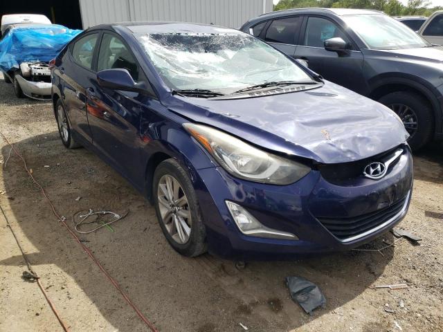 HYUNDAI ELANTRA SE 2014 with VIN 5NPDH4AE7EH489809 - Photo from auction
