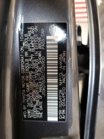 Photo 10 from auction – 2012 TOYOTA PRIUS C with VIN JTDKDTB3XC1025900