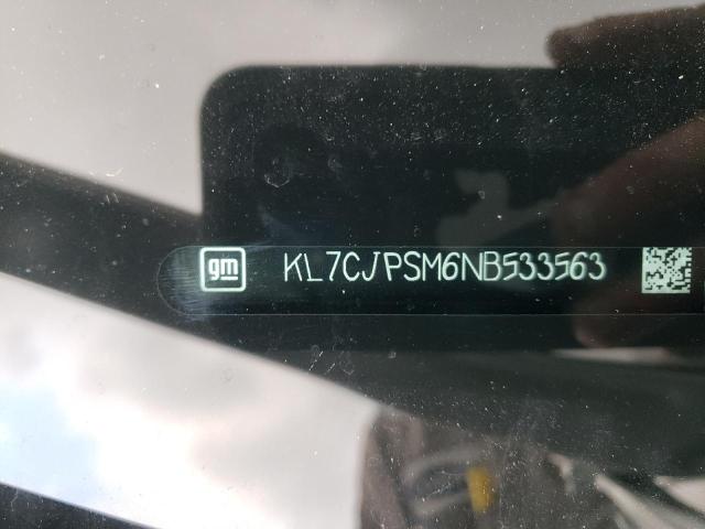 Photo 10 from auction – 2022 CHEVROLET TRAX 1LT with VIN KL7CJPSM6NB533563