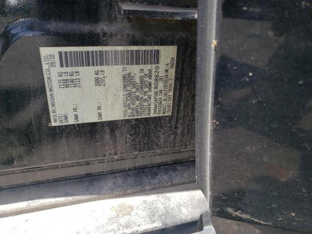 Photo 10 from auction – 2011 NISSAN MAXIMA S with VIN 1N4AA5AP1BC808620