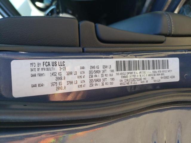 Photo 10 from auction – 2019 JEEP GRAND CHER with VIN 1C4RJFCG3KC733306