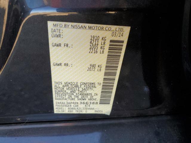 Photo 10 from auction – 2014 NISSAN ALTIMA 2.5 with VIN 1N4AL3AP4EN366388