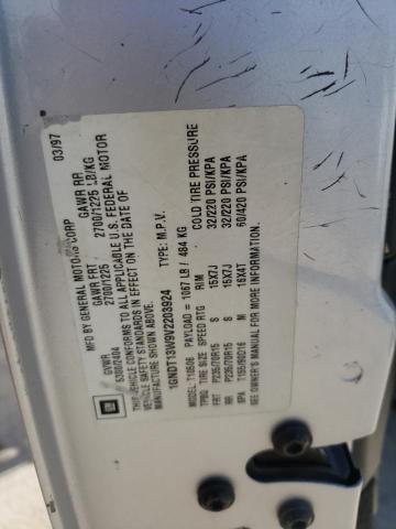 Photo 10 from auction – 1997 CHEVROLET BLAZER with VIN 1GNDT13W9V2203924