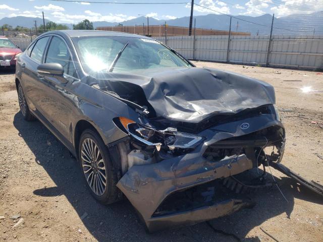 FORD FUSION SE 2018 with VIN 3FA6P0LU1JR186689 - Photo from auction