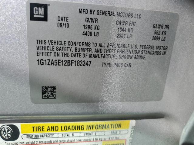 Photo 10 from auction – 2011 CHEVROLET MALIBU LS with VIN 1G1ZA5E12BF183347