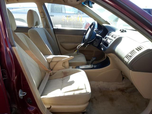 Photo 5 from auction – 2003 HONDA CIVIC EX with VIN 2HGES26793H614093