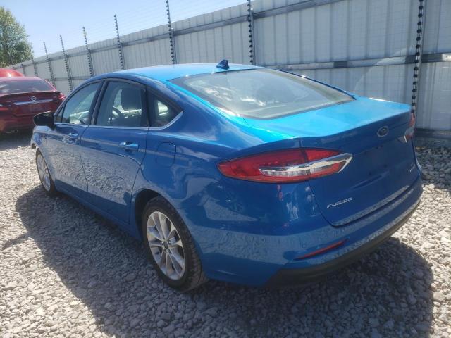 Photo 3 from auction – 2019 FORD FUSION SE with VIN 3FA6P0LUXKR117002