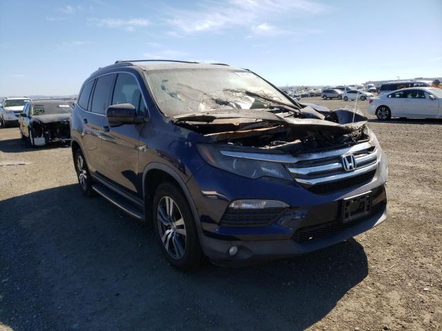 HONDA PILOT EXL 2016 with VIN 5FNYF5H82GB005334 - Photo from auction