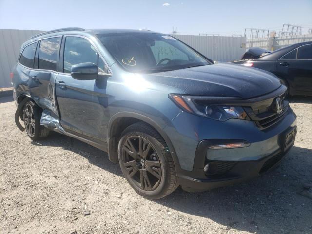 HONDA PILOT SE 2021 with VIN 5FNYF5H2XMB004245 - Photo from auction