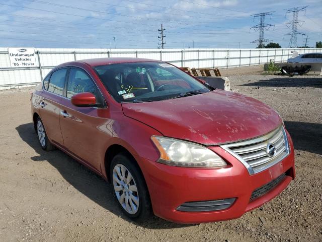NISSAN SENTRA S 2013 with VIN 3N1AB7AP1DL710815 - Photo from auction