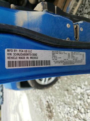 Photo 10 from auction – 2021 JEEP COMPASS SP with VIN 3C4NJDAB0MT513042