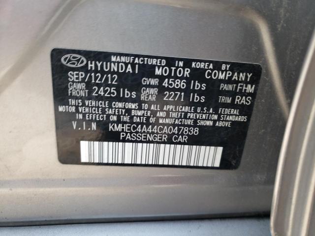 Photo 10 from auction – 2012 HYUNDAI SONATA HYB with VIN KMHEC4A44CA047838