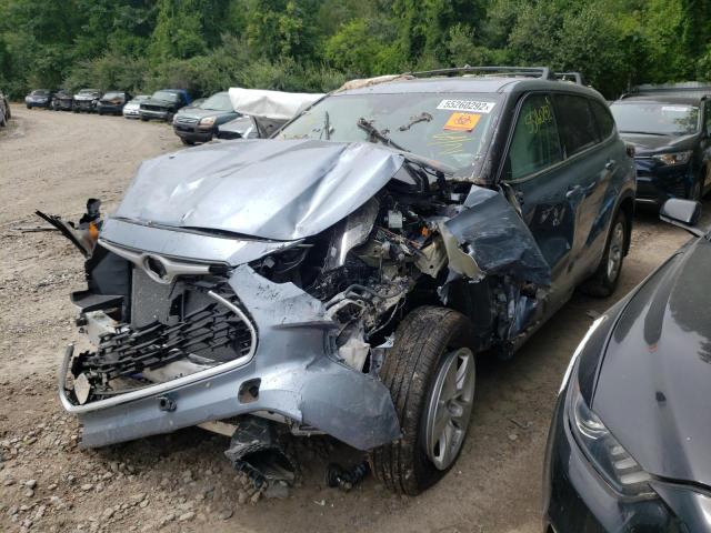Photo 2 from auction – 2022 TOYOTA HIGHLANDER with VIN 5TDBZRBH7NS226868