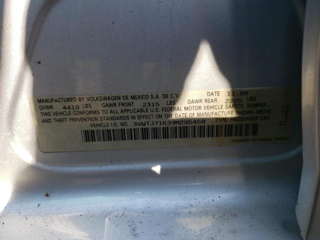 Photo 10 from auction – 2009 VOLKSWAGEN JETTA SEL with VIN 3VWTJ71K39M295458