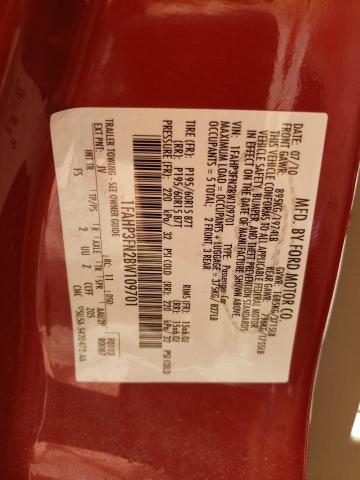 Photo 10 from auction – 2011 FORD FOCUS SE with VIN 1FAHP3FN2BW109701
