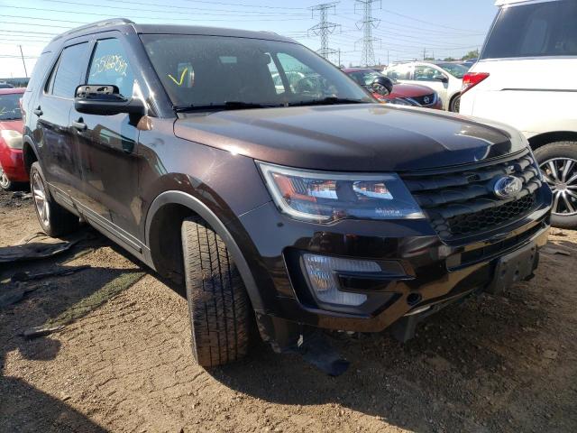 FORD EXPLORER P 2018 with VIN 1FM5K8AR6JGC17259 - Photo from auction