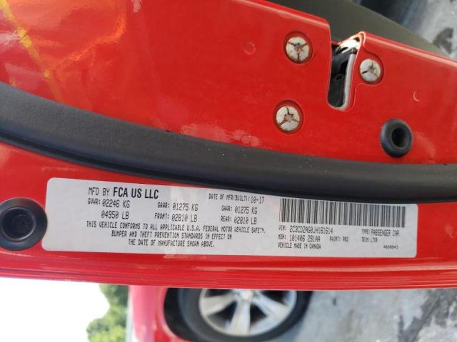 Photo 10 from auction – 2018 DODGE CHALLENGER with VIN 2C3CDZAG0JH161614