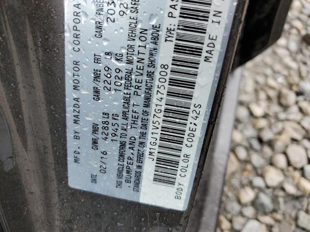 Photo 10 from auction – 2016 MAZDA 6 TOURING with VIN JM1GJ1V57G1475008